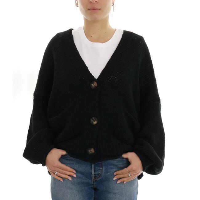 CARDIGAN OVERSIZE SCOLLO A V VICOLO - Mad Fashion | img vers.1300x/